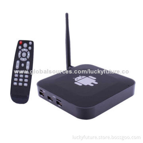 RK3188 Quad-core Android 4.2 Mini PC with Wi-Fi/BT/2GB RAM/8GB ROM/HDMI/USB2.0/LAN/AV/Remote Control